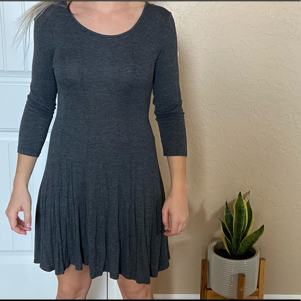 Gray Mini Dress